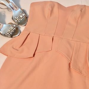 NWT Forever 21 Sweetheart Peplum Cocktail Dress